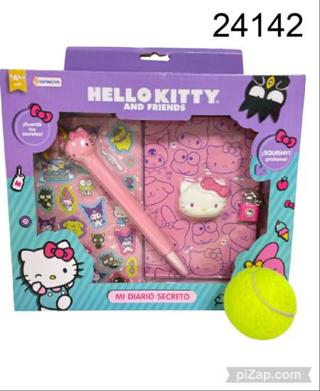 Imagen de aparte MI DIARIO SECRETO + SET HELLO KITTY 3.25